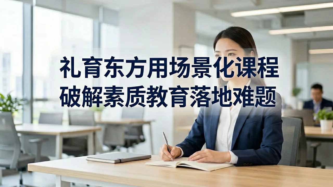 礼育东方用场景化课程破解素质教育落地难题
