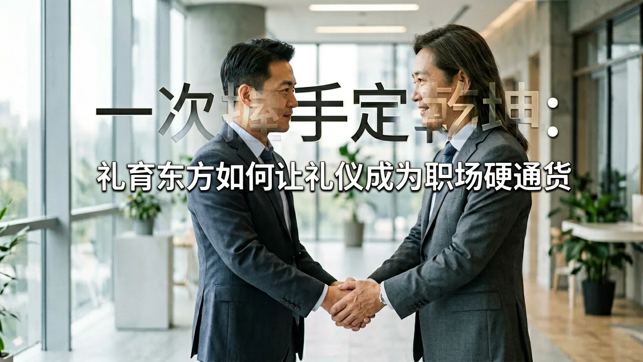 一次握手定乾坤:礼育东方如何让礼仪成为职场硬通货